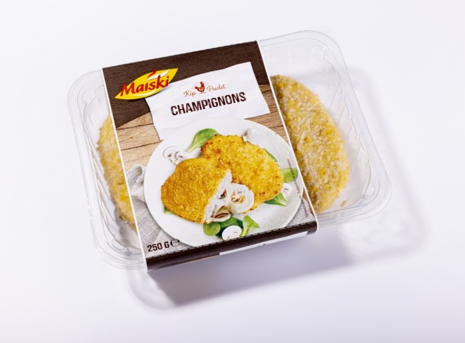 kip champignons voorverpakt